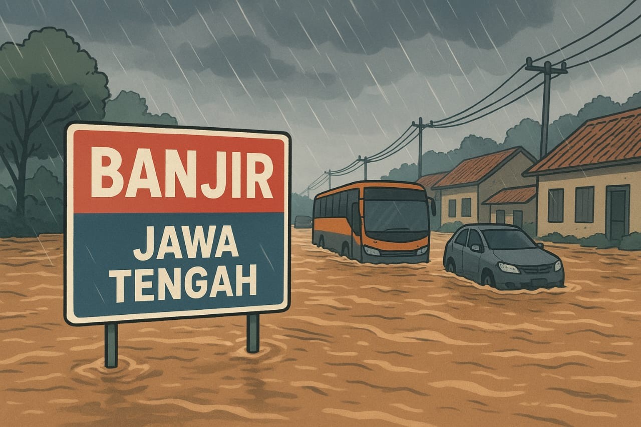 Hari Ke Enam Banjir di Pantura Demak Kembali Naik