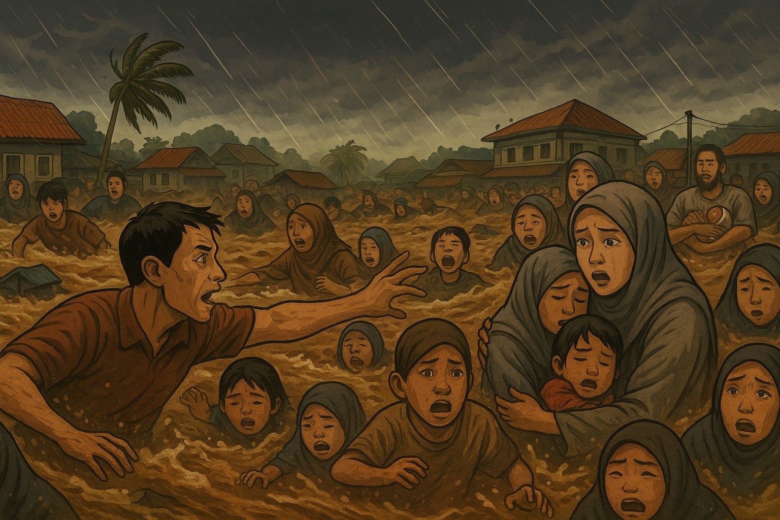 Banjir dan Longsor Terjang Sumut: 10 Orang Tewas, 6 Hilang, Ribuan Warga Terdampak