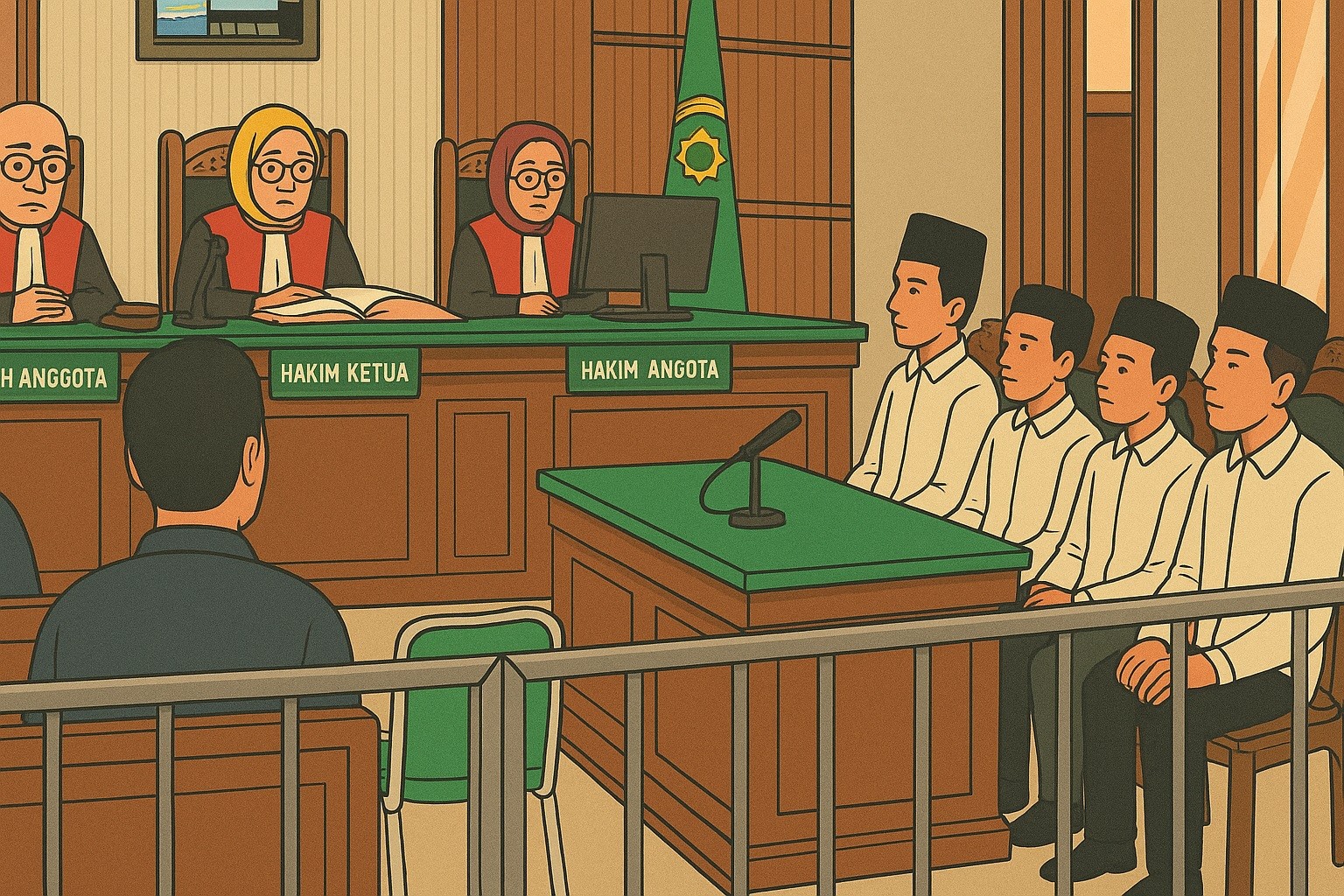 Empat Kurir Rokok Ilegal Disidang, Sementara Bos Besar Masih Buron